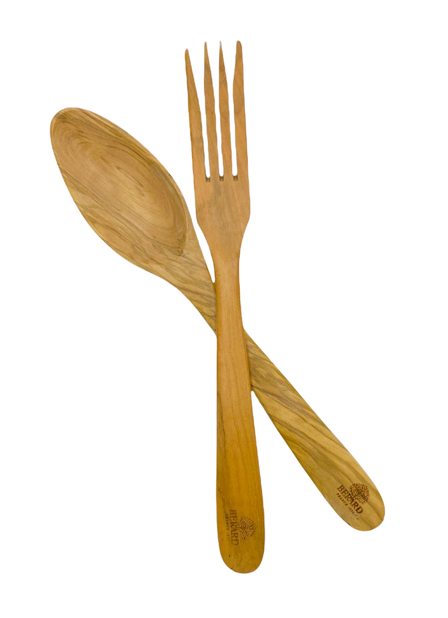 Cutlery In Olive Wood "Parisiens" 30 cm 