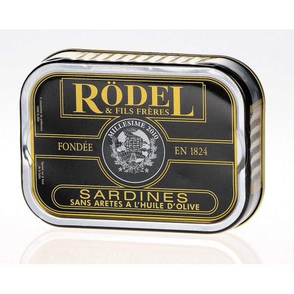 Sardines in oil without bones seafood Sardines