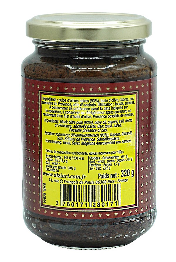 Tapenade Buy Tapenade 320 Gr Tapenade With Black Olives