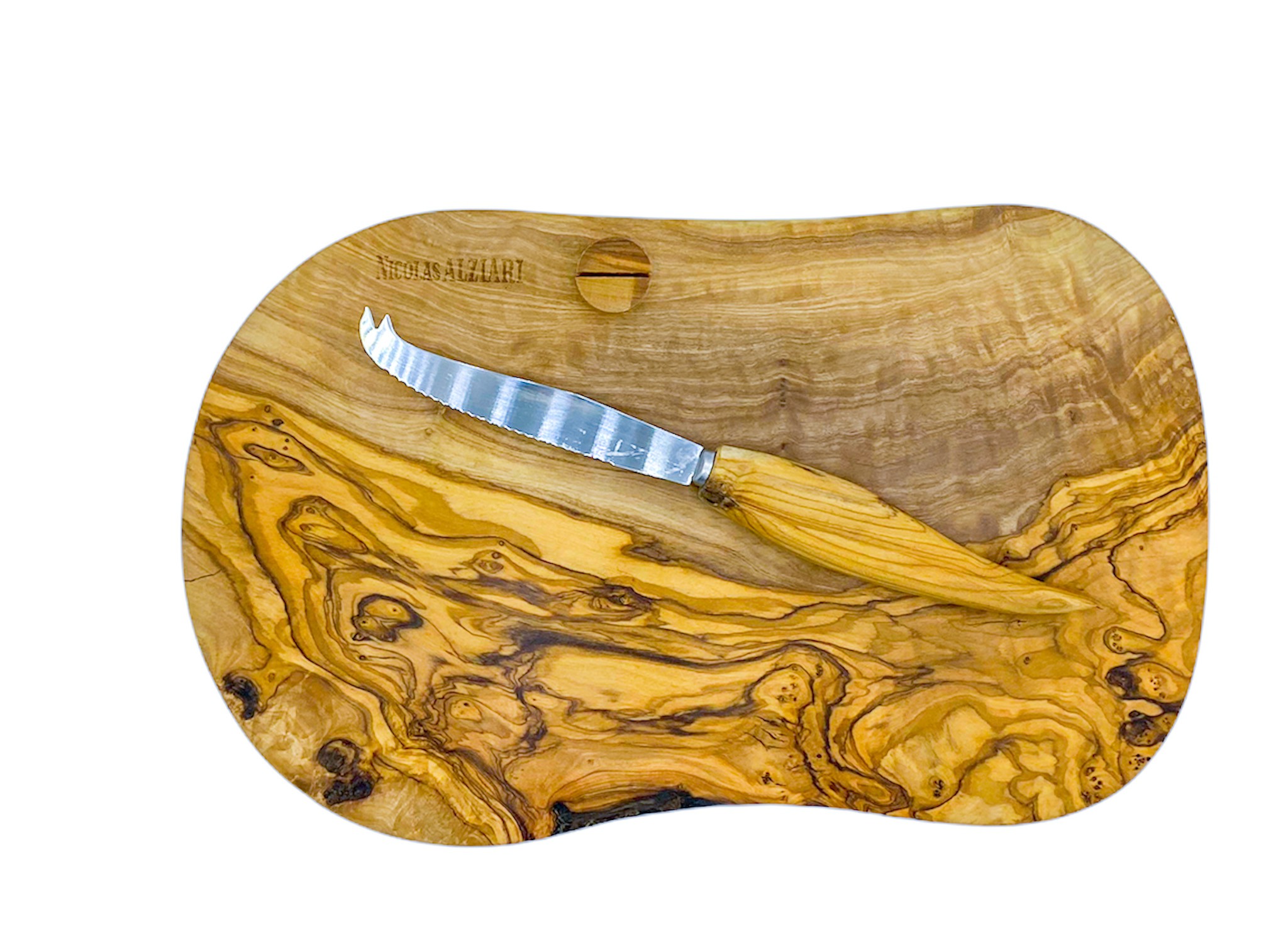 Cheese board + knife  30X18 cm