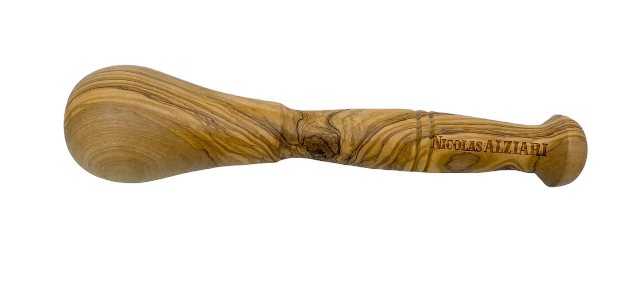 single olive wood pestle 17 cm 