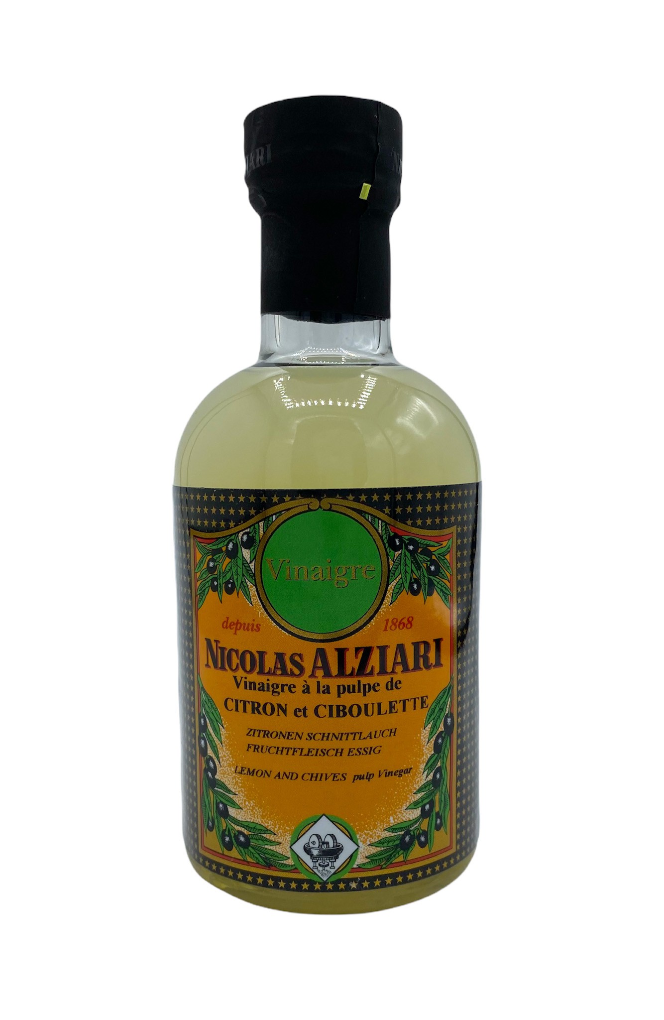 lemon and chives pulp vinegar  200 ml 