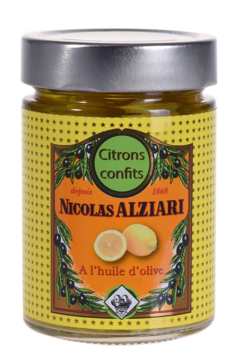 Lemons confit with olive oil 300 gr