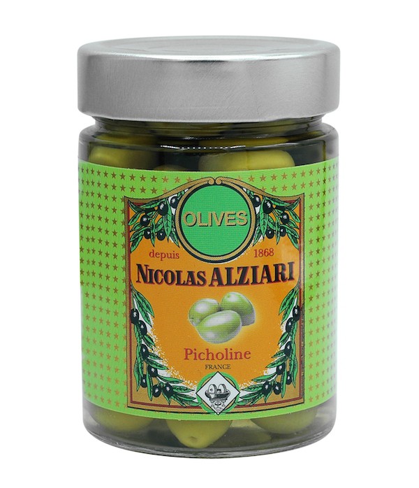 Green Picholine olive jar 200 g