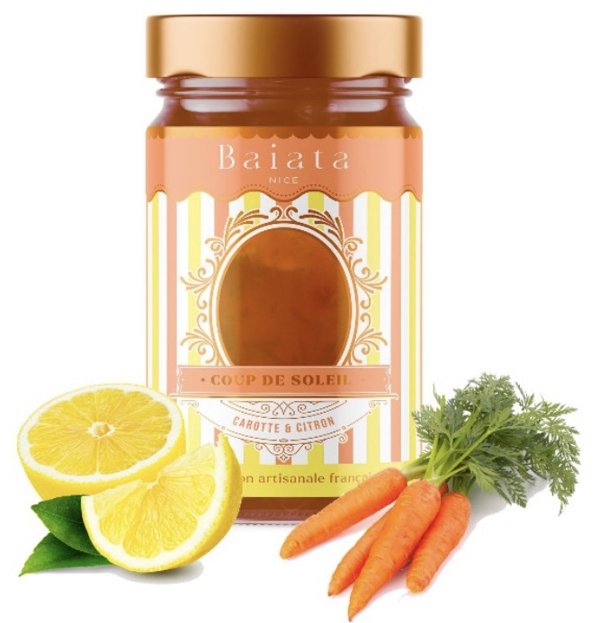 Carrot & Lemon Fruit Delight "Coup de soleil" 230 g - Baiata