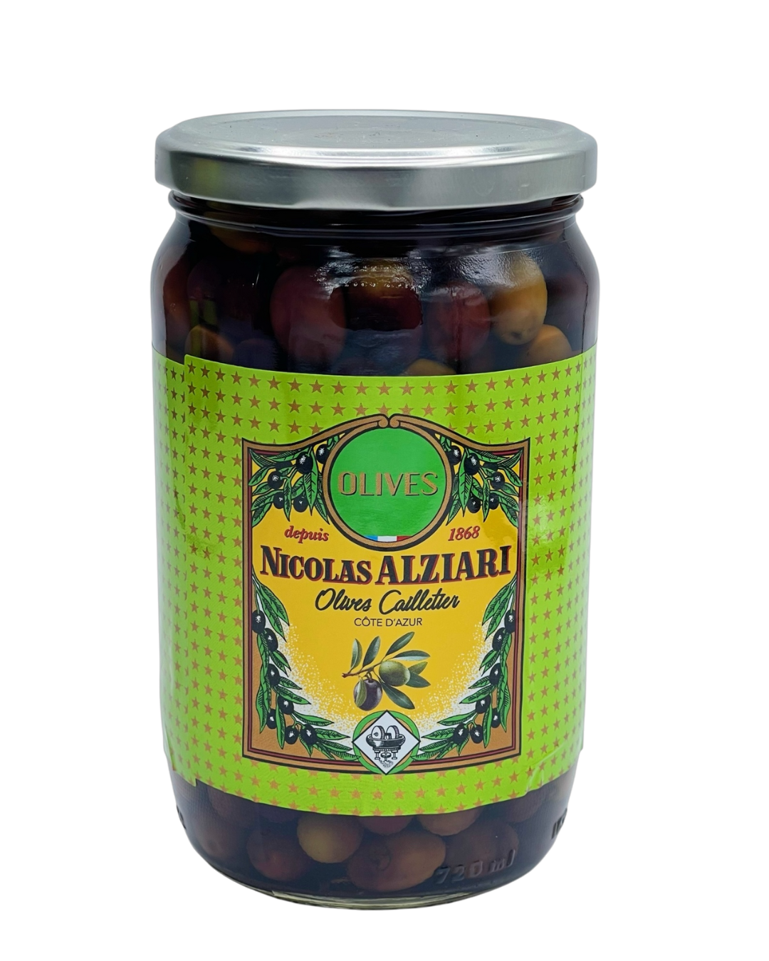 jar of “cailletier olives” 480 gr