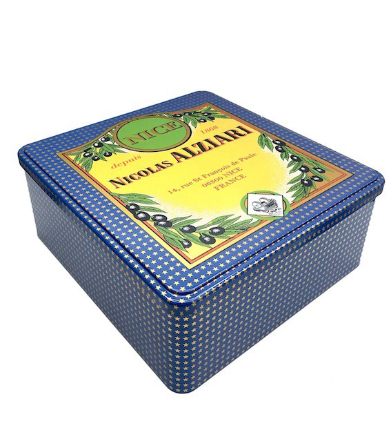 Cake box "Nicolas Alziari Nice"