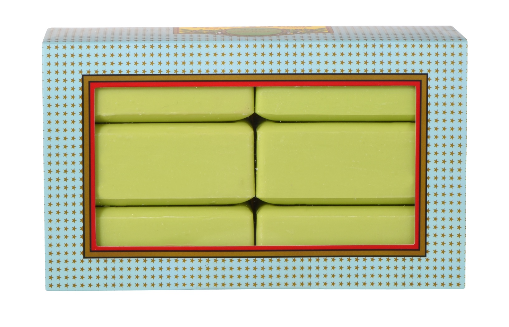 6-PACK OLIVE OIL SOAP VERBENA 