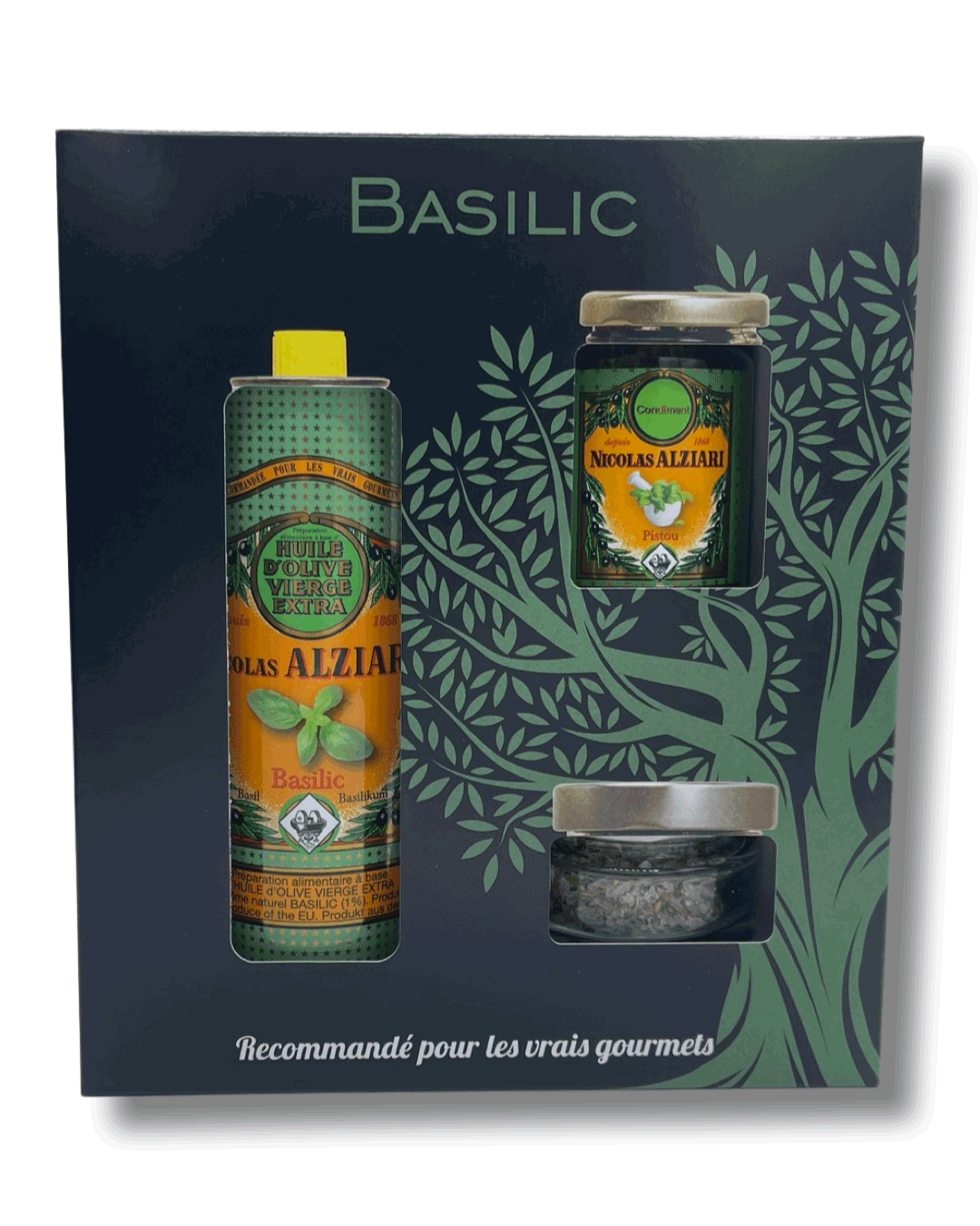 Gift Bow "Mon retour du Marché" : Basilic