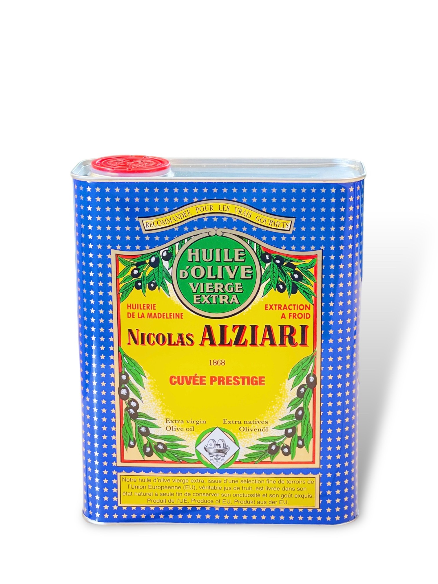 OLIVE OIL NICOLAS ALZIARI CUVÉE PRESTIGE 2 L