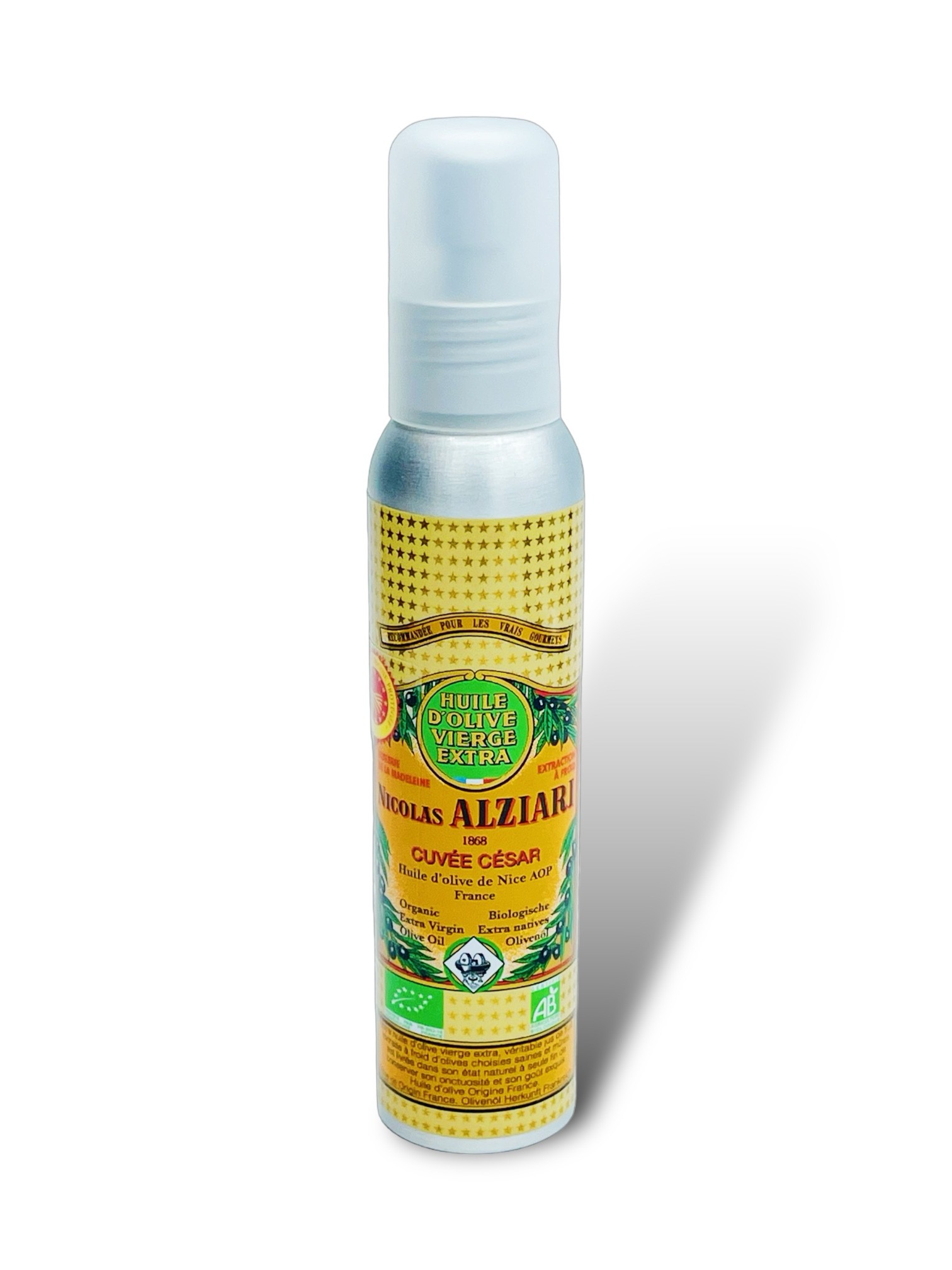 OLIVE OIL NICOLAS ALZIARI CUVÉE CESAR 100 ML (pump) - Organic*
