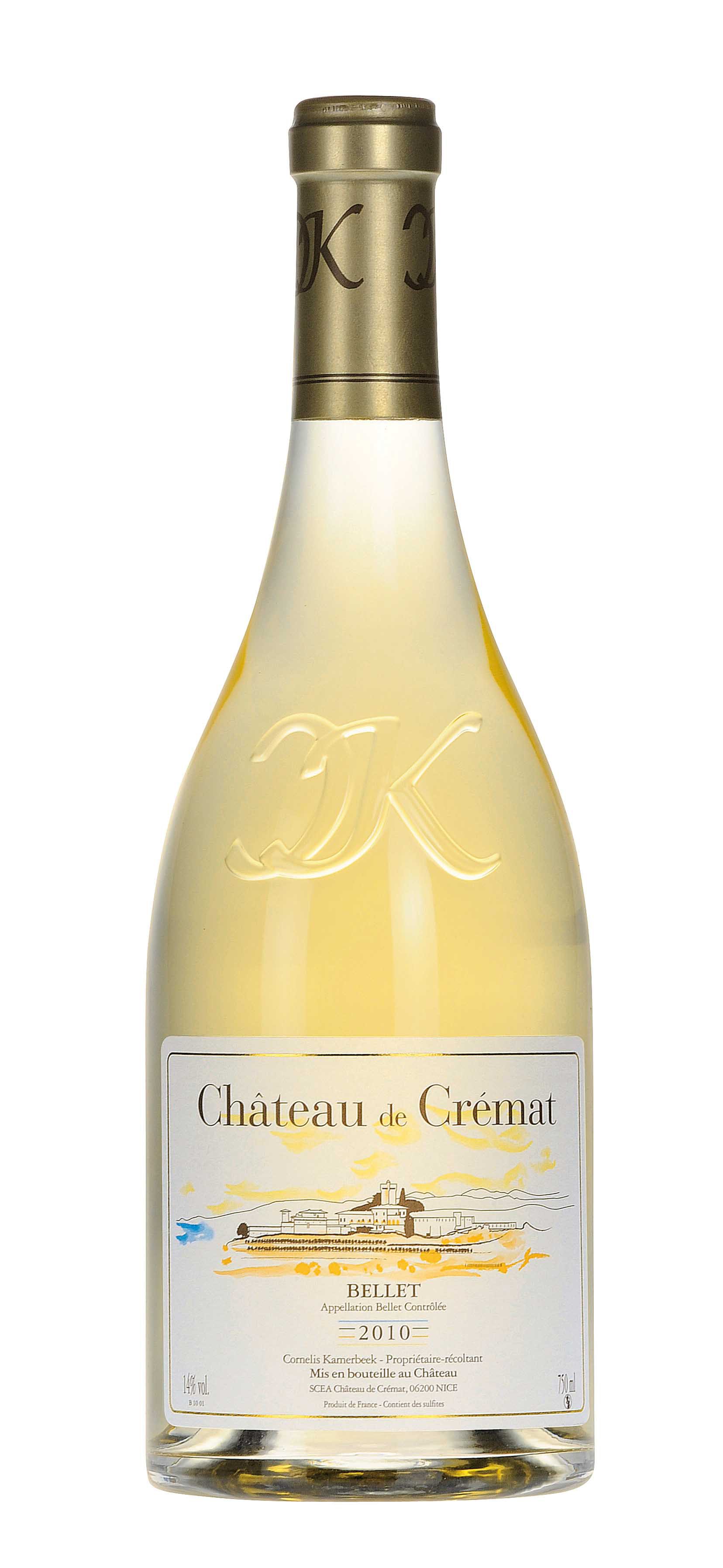 white wine PDO Bellet Nice 75 cl