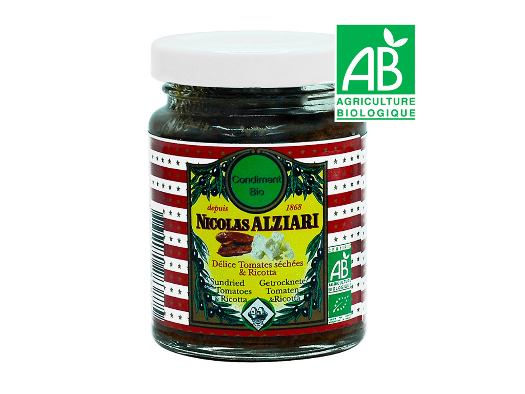 Sundried Tomatoes & ricotta 80 g Organic