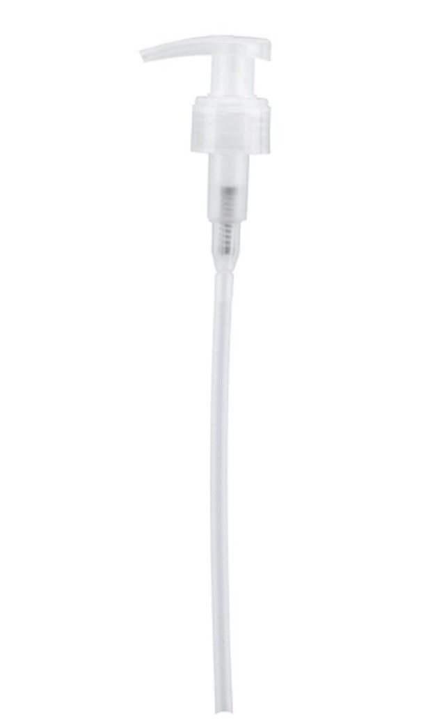POMPE BLANC dispenser pour Flacon aluminium brossé 480 ML cosmetique - Millea