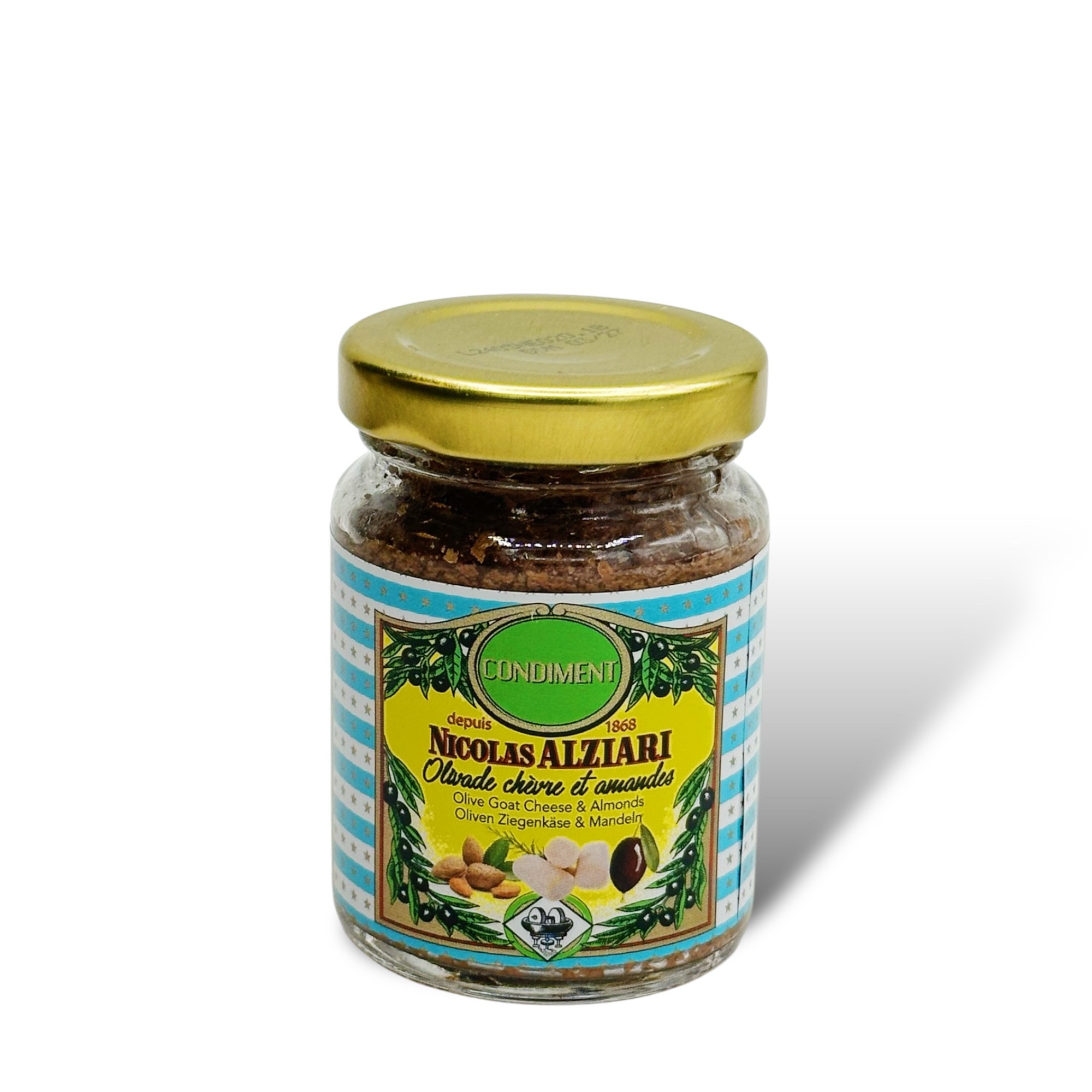 Olivade goat cheese & almonds 80g 