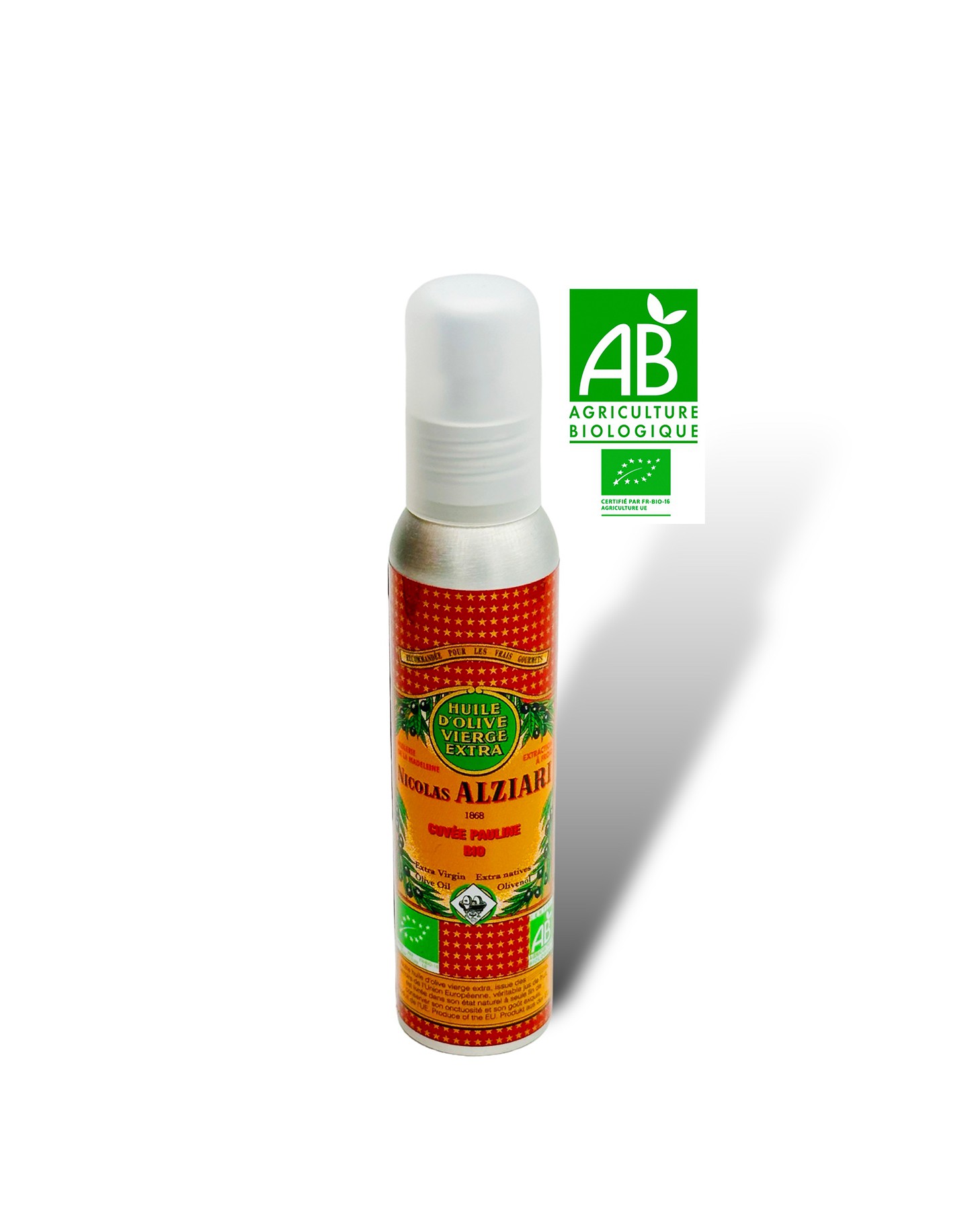 OLIVE OIL NICOLAS ALZIARI CUVÉE PAULINE 100 ML - Organic* (pump)
