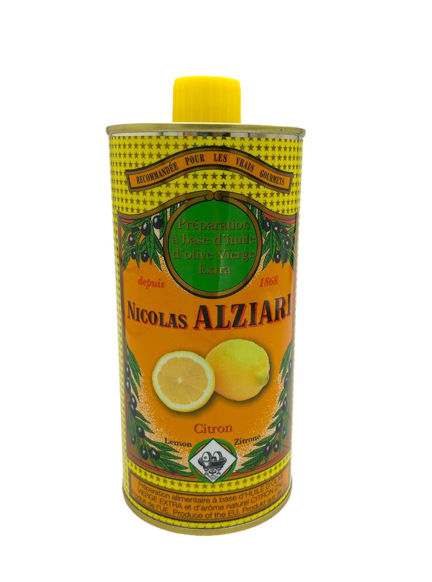 LEMON - Food preparation based on olive oil and natural aroma of LEMON 500 ML