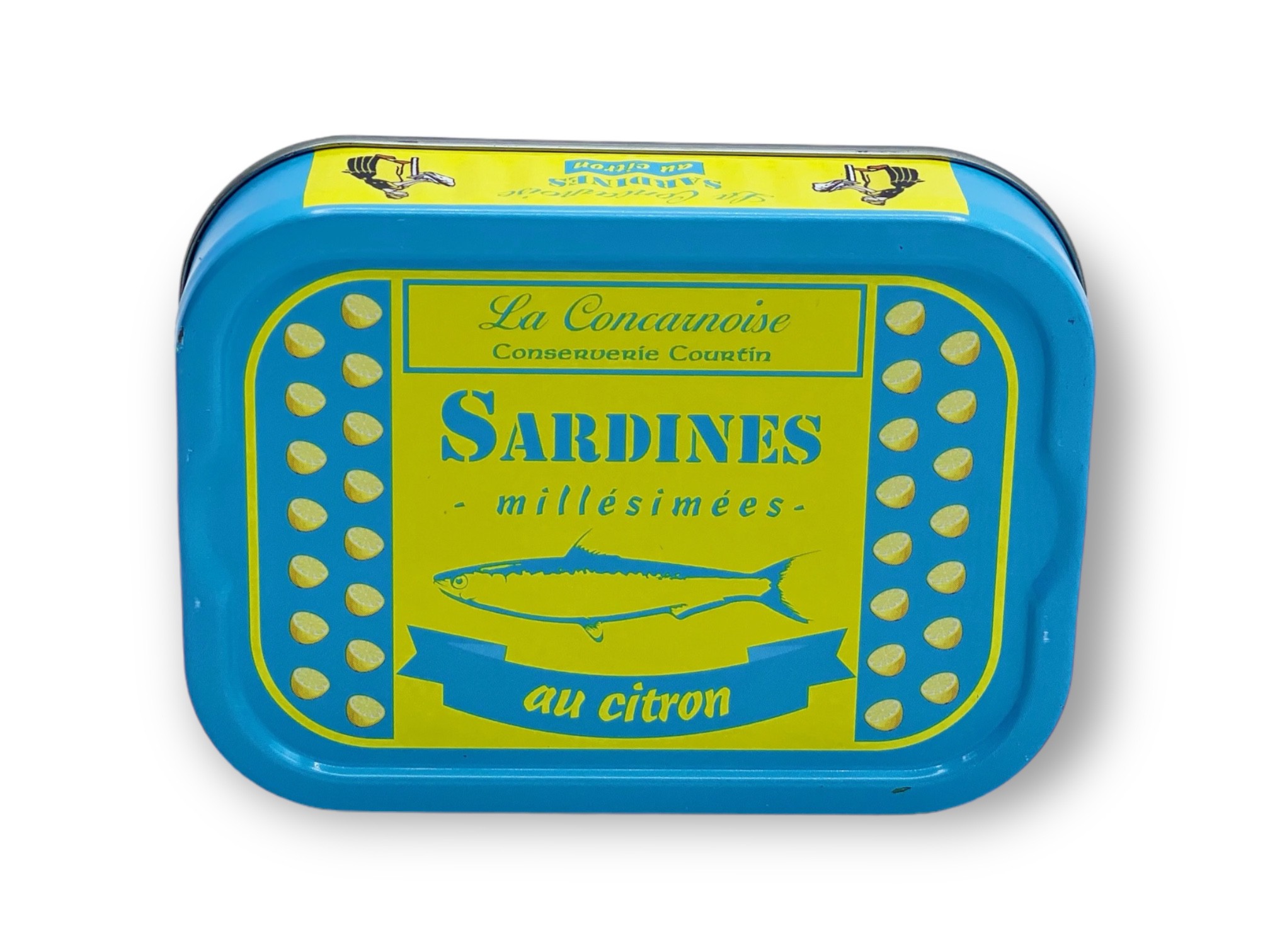 Sardines in olive oil and lemon 115gr - La Concarnoise
