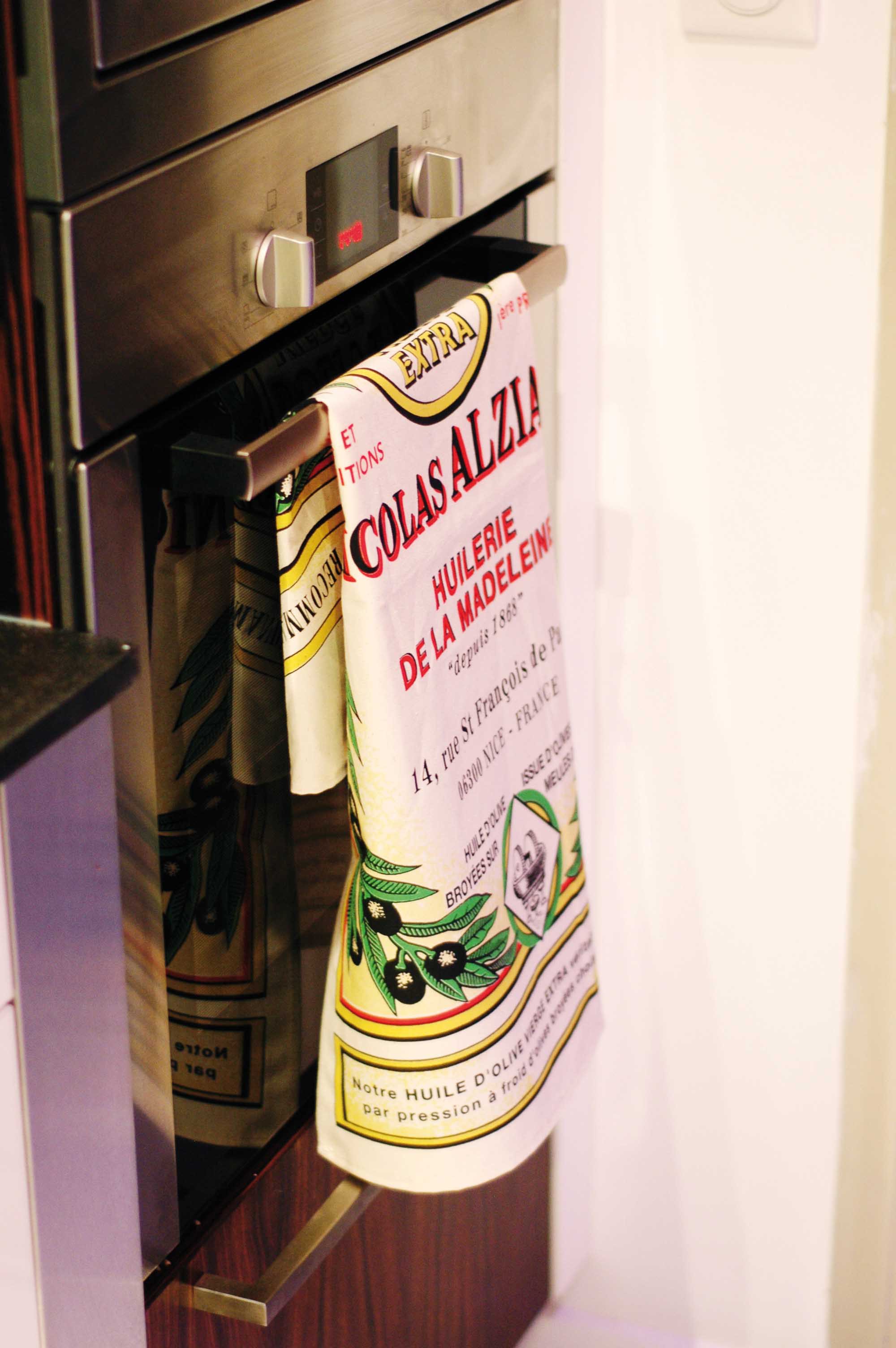 Towel Alziari printed