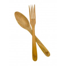 Cutlery In Olive Wood "Parisiens" 30 cm 