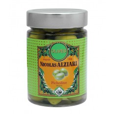 Green Picholine olive jar 200 g