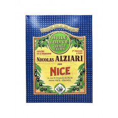 Vintage wall plaque Olive oil Nicolas Alziari Nice 25X33 cm (metal)