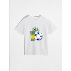 MEN'S T-SHIRT - NICOLAS ALZIARI - OLIVE - WHITE
