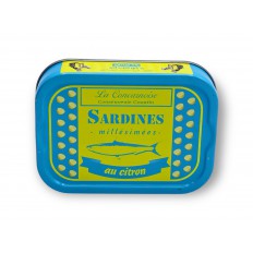 Sardines in olive oil and lemon 115gr - La Concarnoise