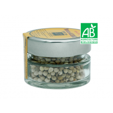  Poivre Blanc BIO en grain pot 30g 