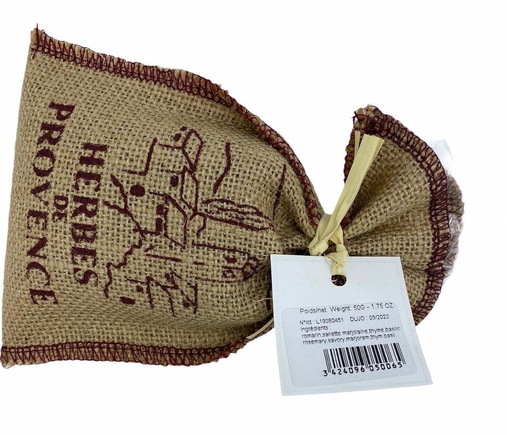herbes de Provence 50gr TOILE DE JUTE