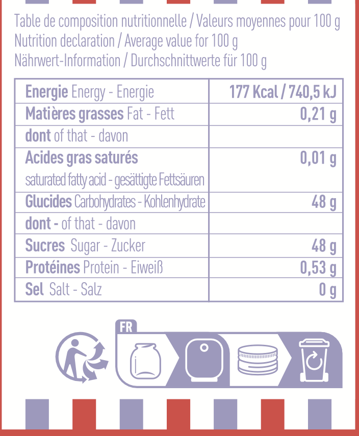 Délice de fruits : "Fraise Lavande" 230g - Baiata