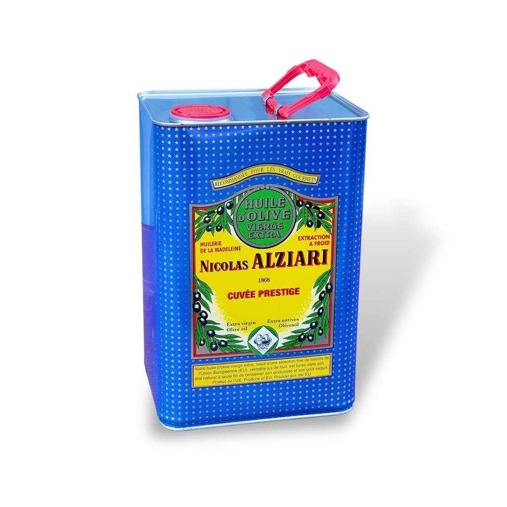 5L Kanister mild fruchtiges Olivenöl - Cuvée PRESTIGE - Alziari