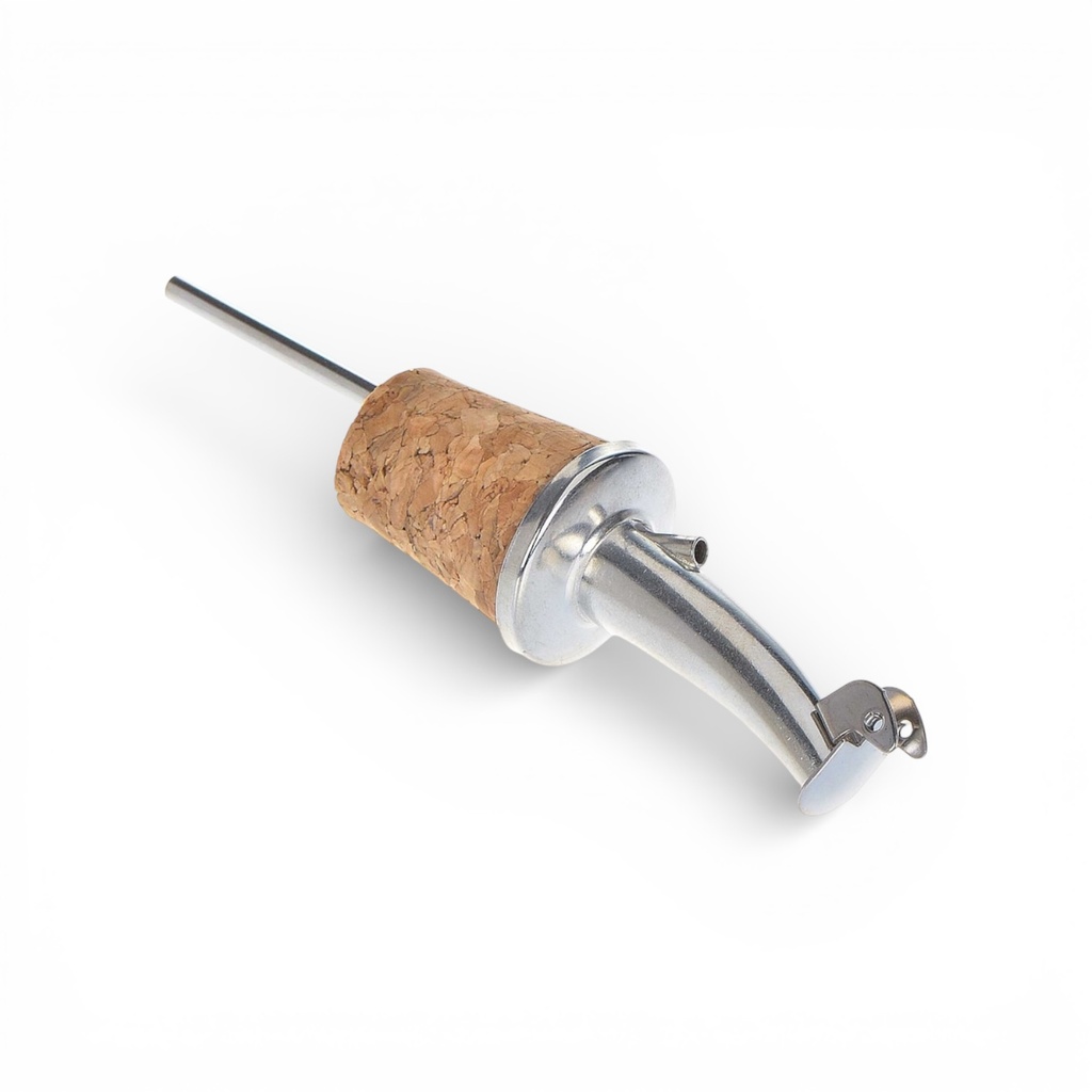 Cork pourer with flap (100 ml, 250ml, 500ml, 1L)