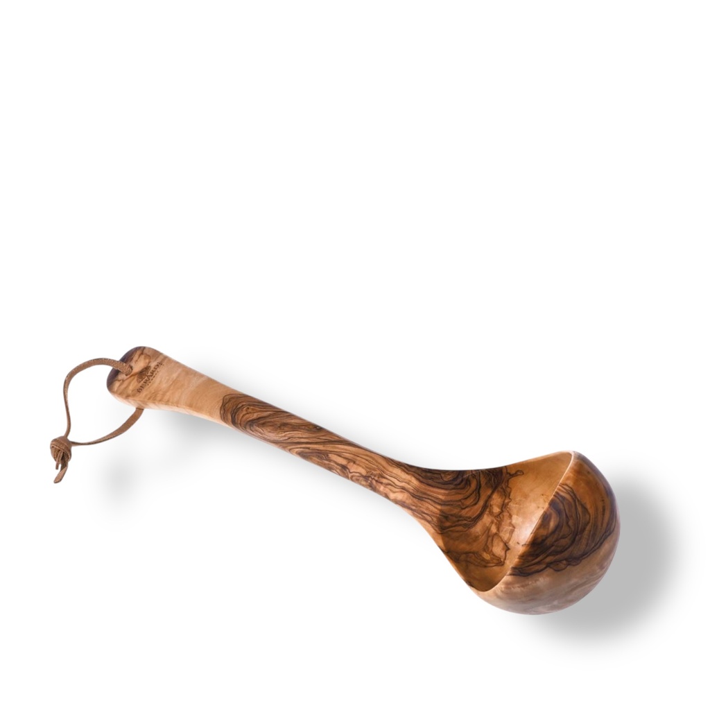 Louche GM en Bois d'olivier