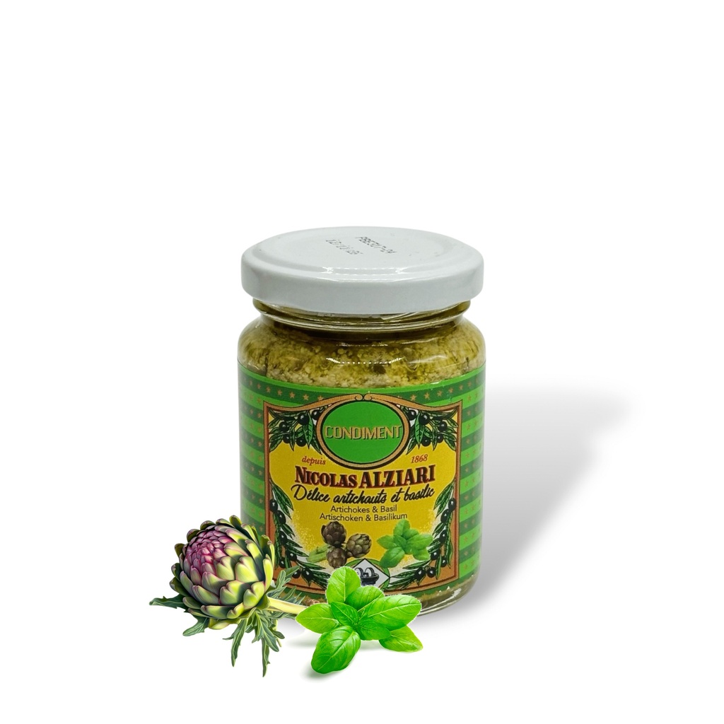 80g Glas Artischocken Basilikum Pesto 
