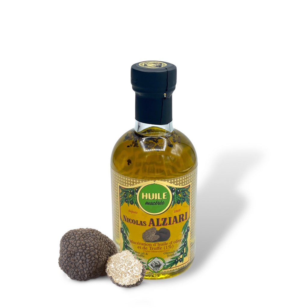 200ml Flasche Olivenöl mit Trüffel Mazeration - Alziari