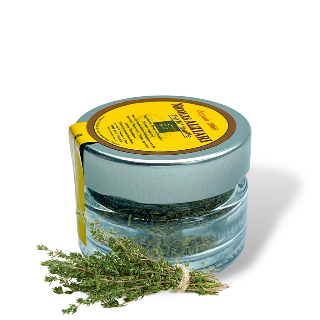 Thym en feuille Bio* pot 10 g - Alziari