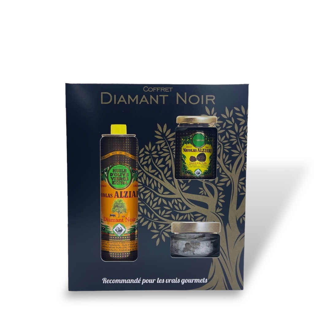 Coffret "Mon retour du marché DIAMANT NOIR"- Alziari