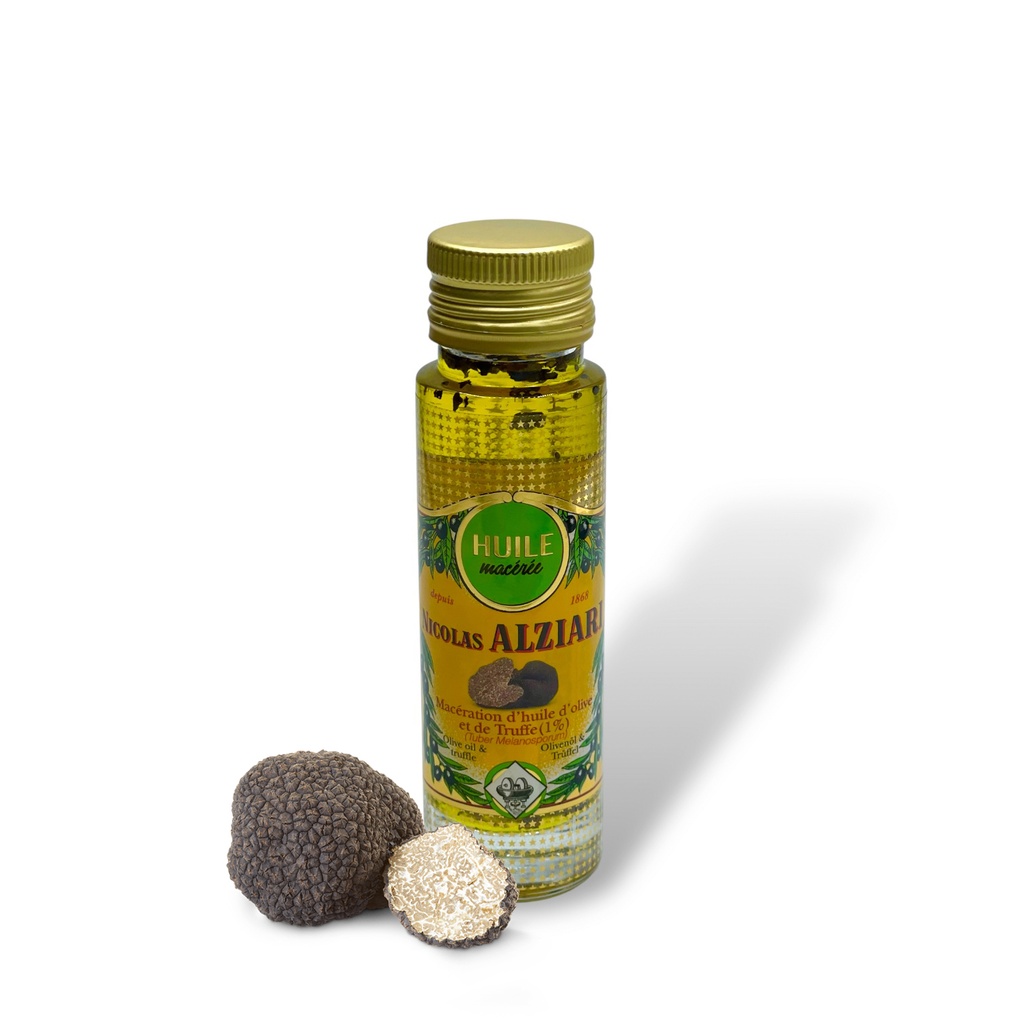 100ml Flasche Olivenöl mit Trüffel Mazeration - Alziari
