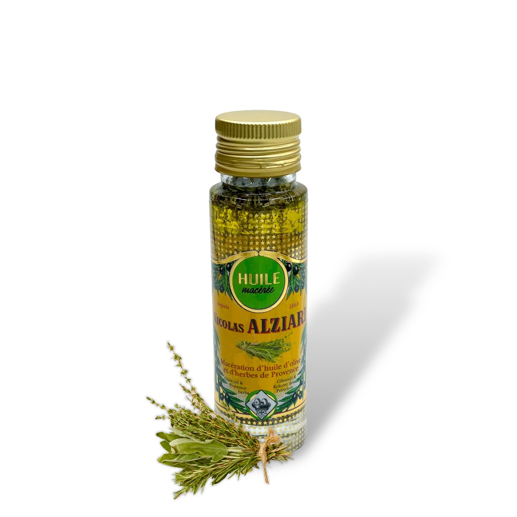 100ml Flasche Olivenöl mit Kräutern der Provence Mazeration