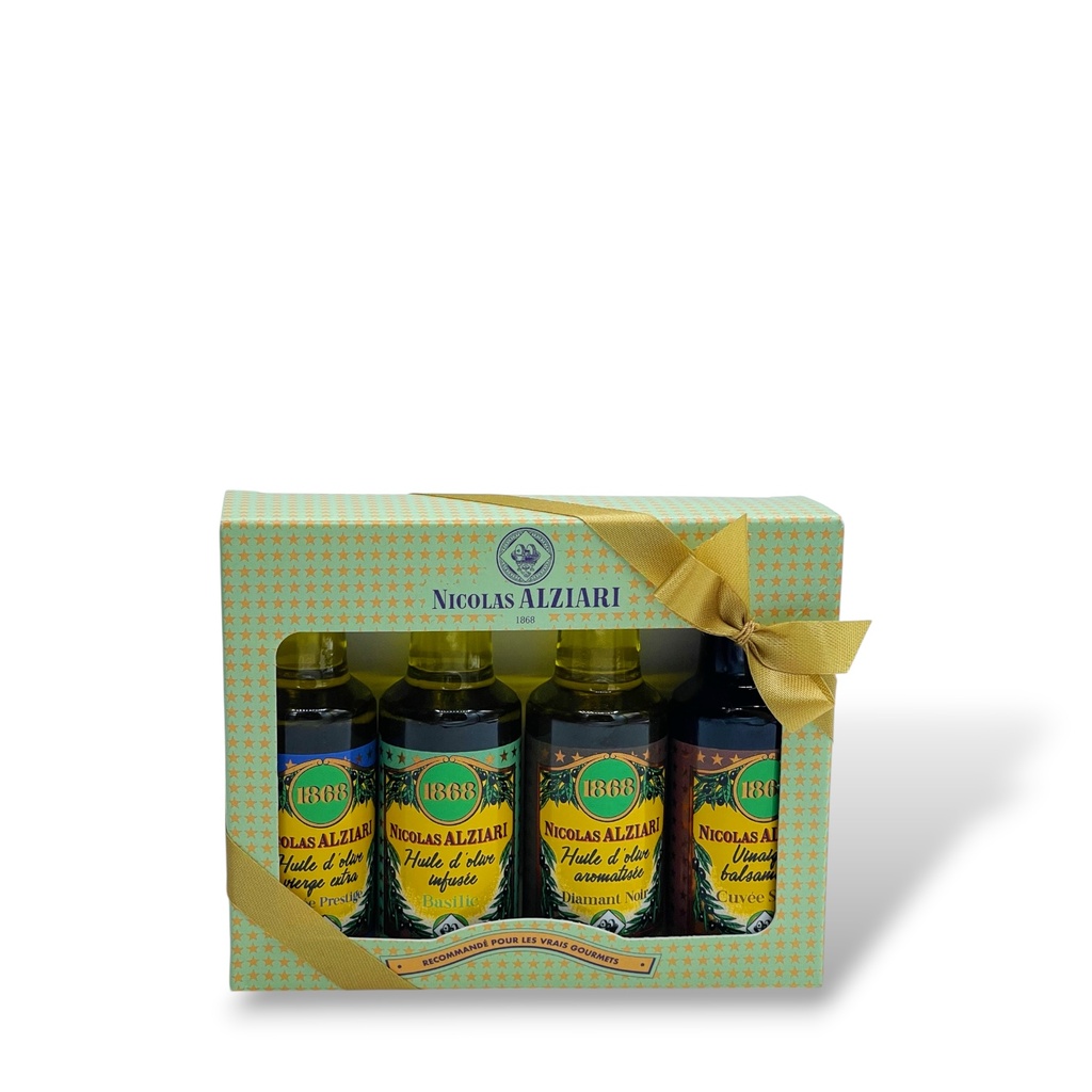 Pack 4 x 20 ml mignonnettes en Verre - Alziari
