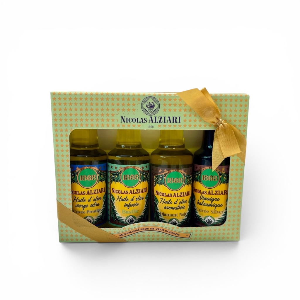 Pack 4 x 20 ml mignonnettes en Verre - Alziari