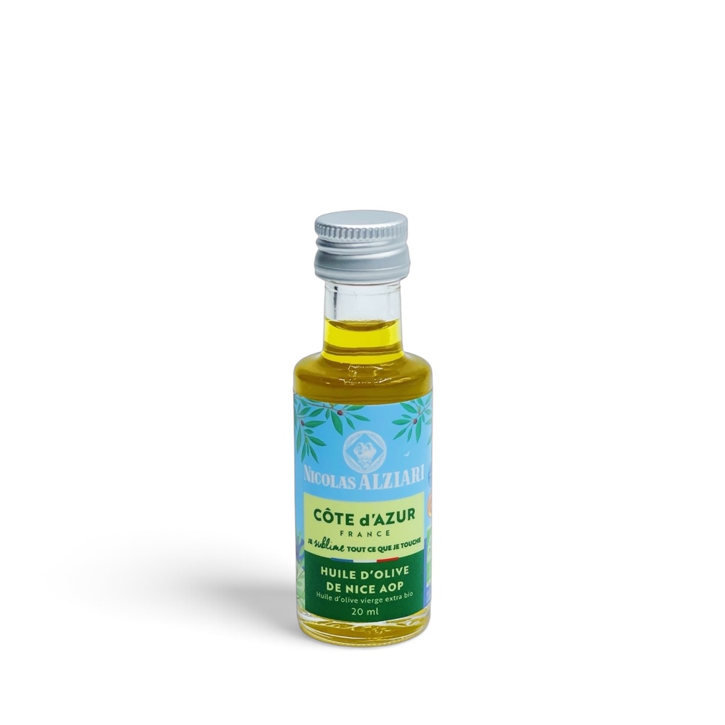 Mignonnette « Côte d’azur France » 20 ml Huile d'olive de Nice AOP - Alziari