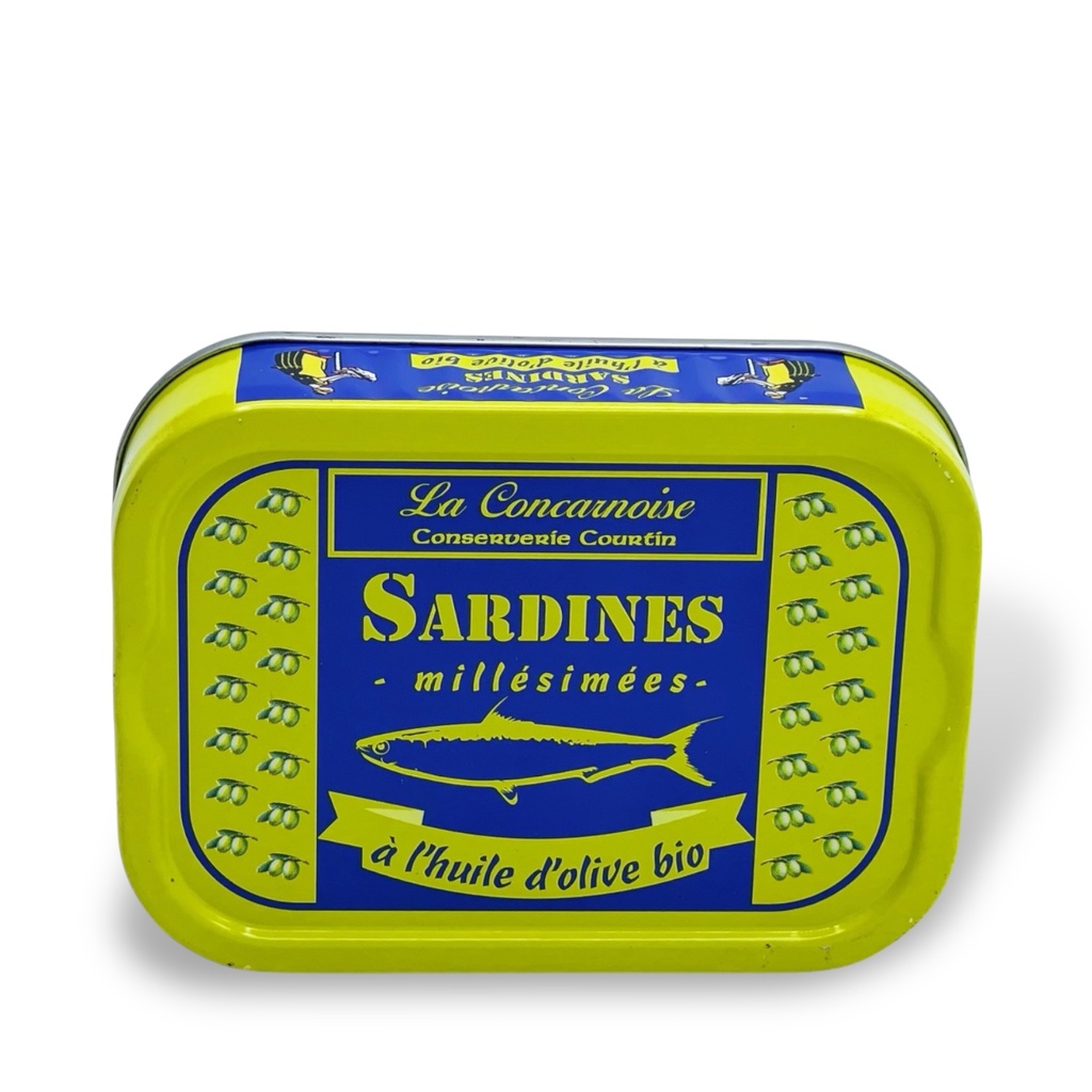 115g tin sardines in olive oil - Courtin