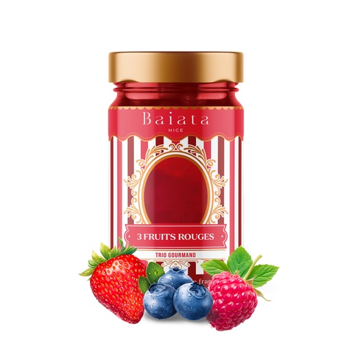 Délice de Fruits « 3 fruits rouges » 230g - Baiata
