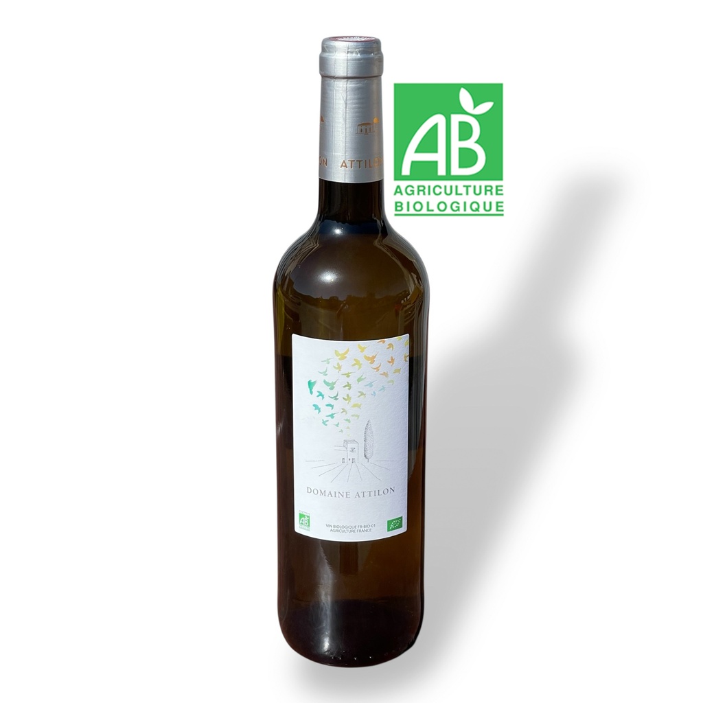 Weisswein Bio IGP Méditerranée* Allusion  75 cl - ATTILON 