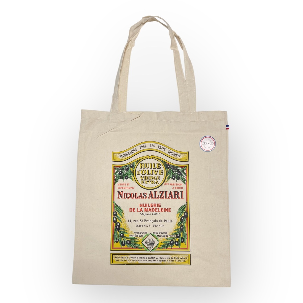 TOTEBAG 100% coton (tissé et imprimé en France) - ALZIARI 