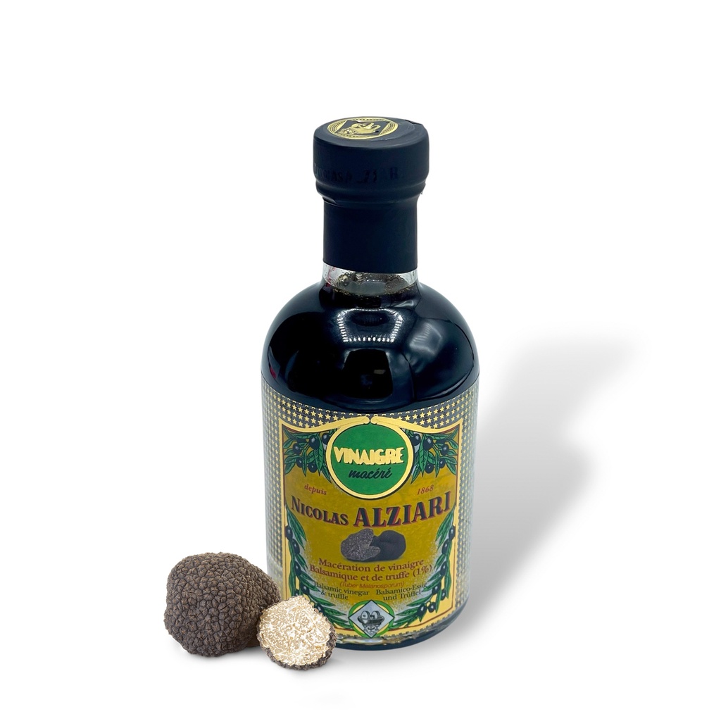 Préparation à  base de Vinaigre balsamique et d'arome naturel truffe 200 ml - Alziari