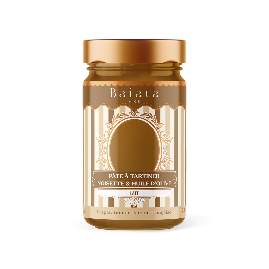Pâte à tartiner: "Chocolat au lait" 210 g - Baiata