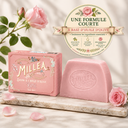 Olive oil soap 130 gr - ROSE flagrance - Millea